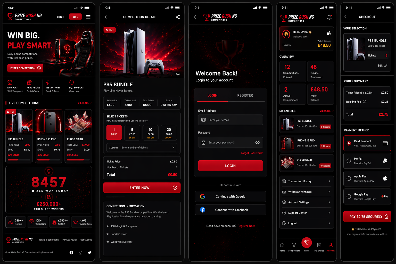 Prize Rush Competitions